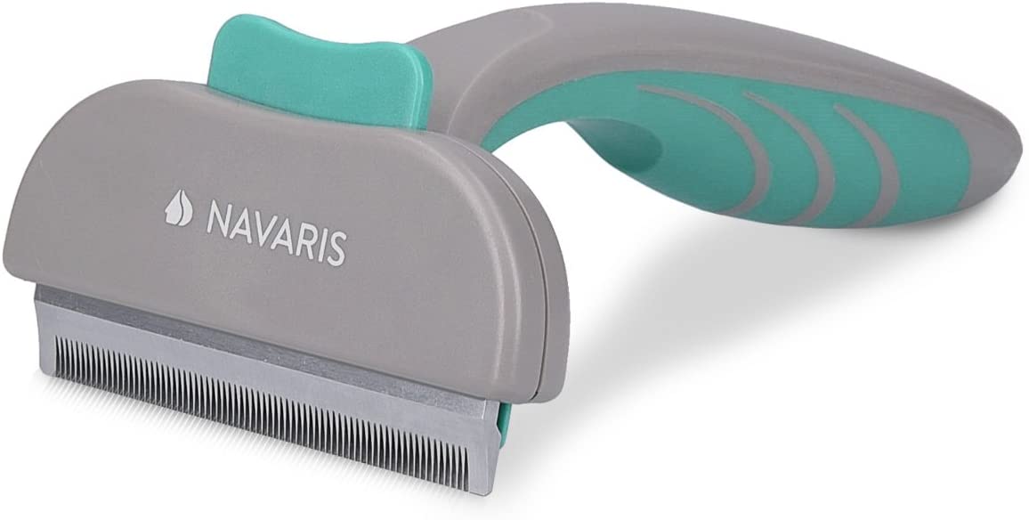 Navaris Χτένα για Κατοικίδια - Grey / Turquoise - 44331