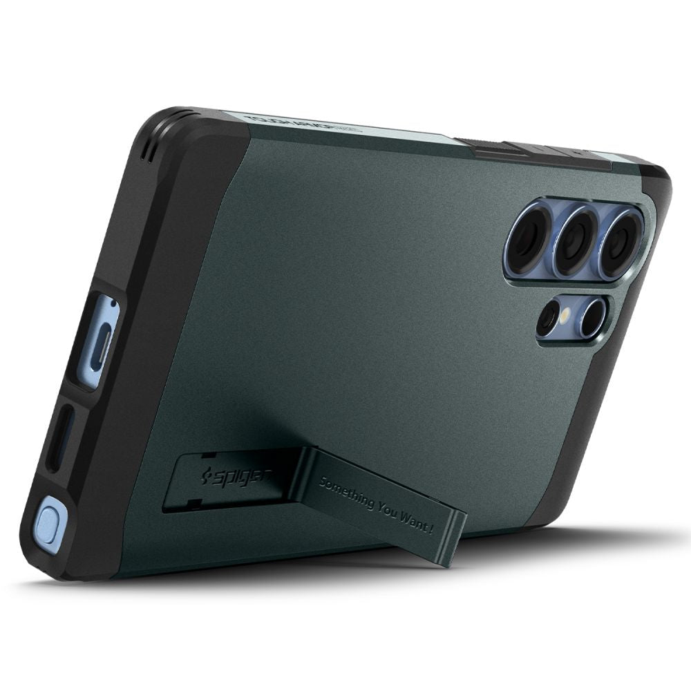 Spigen Samsung Galaxy S25 Ultra - Tough Armor Mag - Σκληρή Θήκη με MagSafe - Abyss Green
