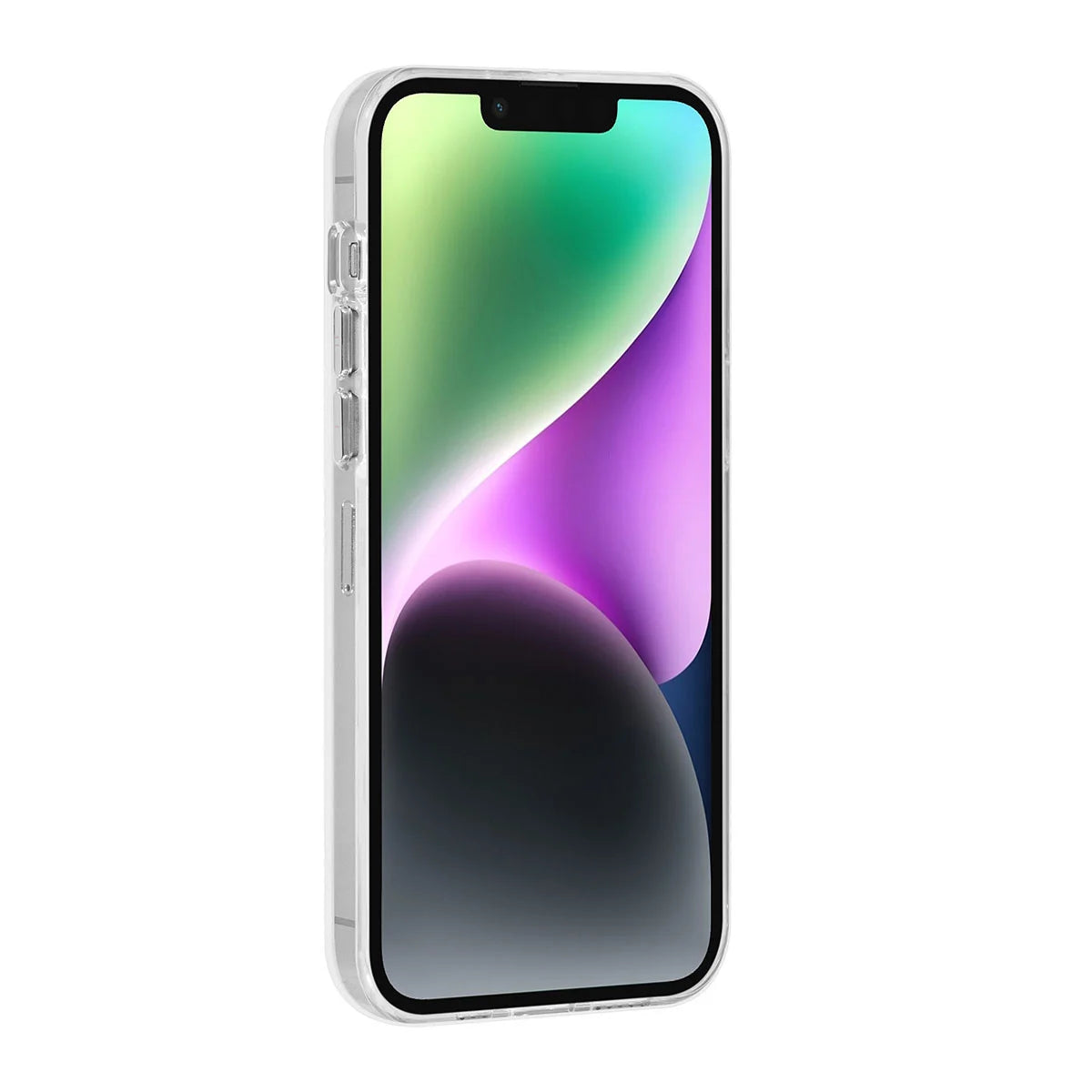 Tuniq iPhone 15 Plus / 14 Plus - MagSafe Σκληρή Θήκη με Πλαίσιο Σιλικόνης - Διάφανη / Ροζ