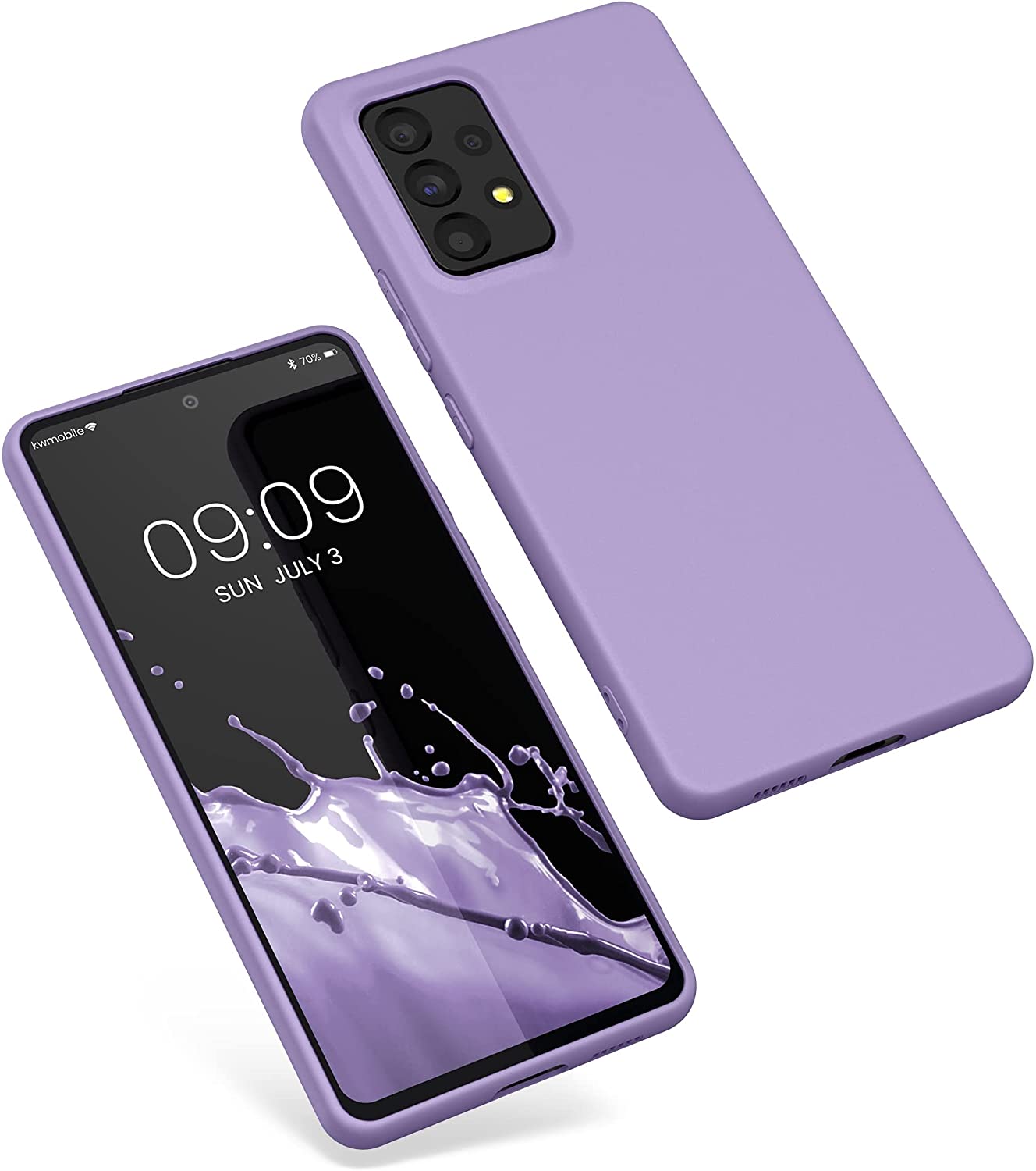 KW Samsung Galaxy A53 5G Θήκη Σιλικόνης TPU - Violet Purple - 57808.222