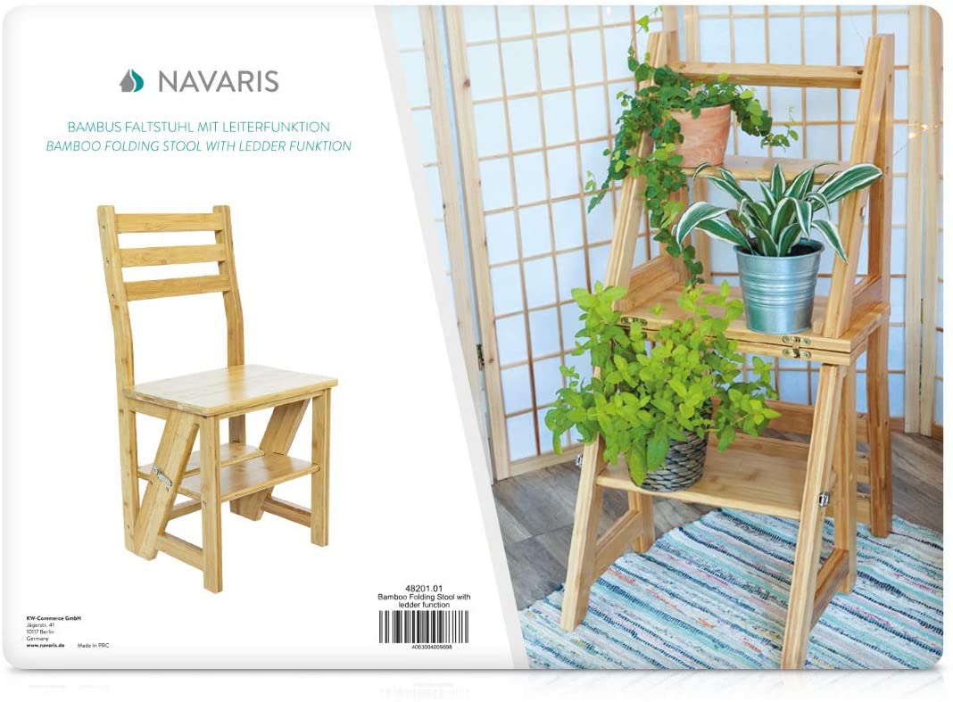 Navaris Πολυλειτουργικό Πτυσσόμενο Έπιπλο από Μπαμπού - Beige - 48201.01