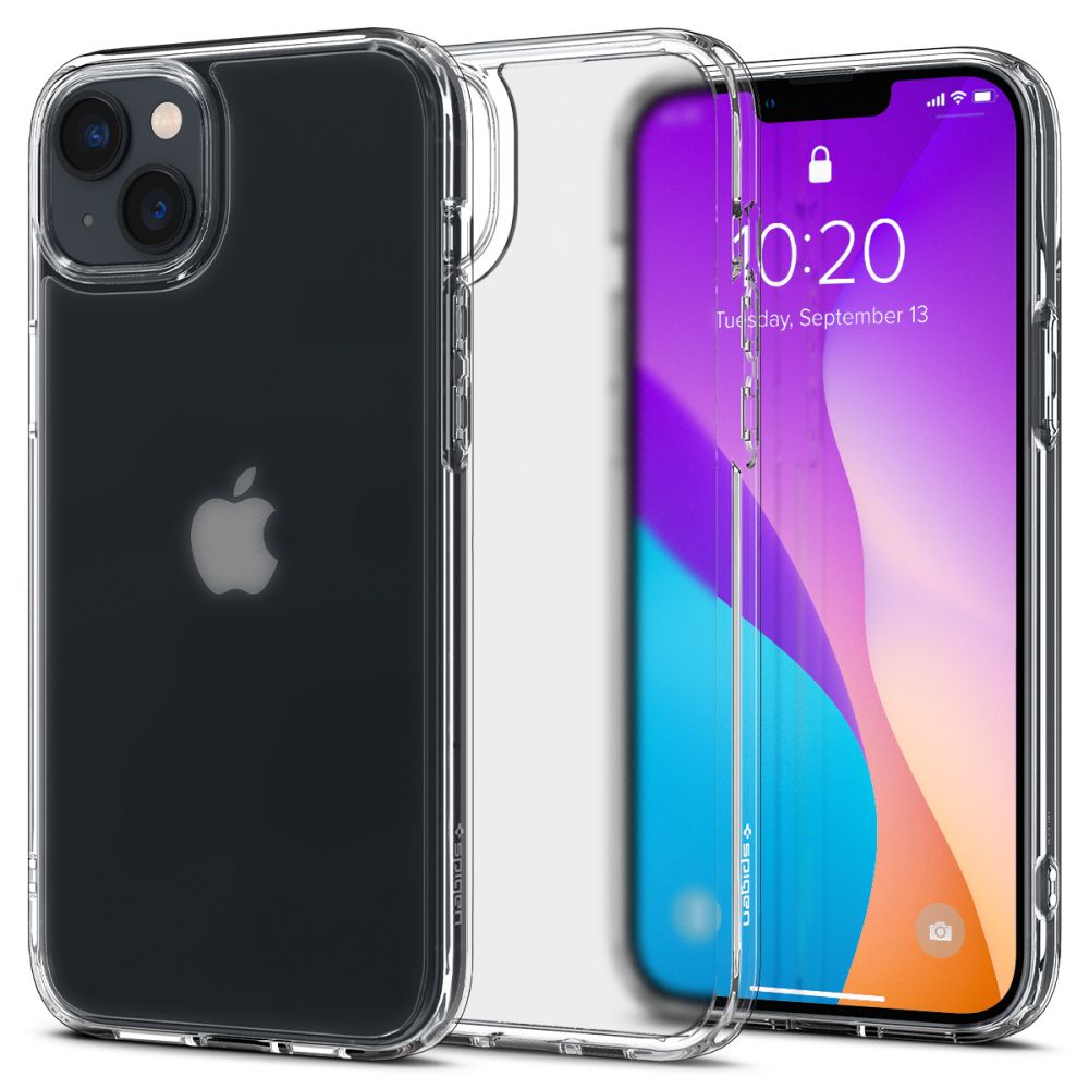 Spigen iPhone 14 Plus / iPhone 15 Plus Ultra Hybrid Σκληρή Θήκη με Πλαίσιο Σιλικόνης - Frost Clear