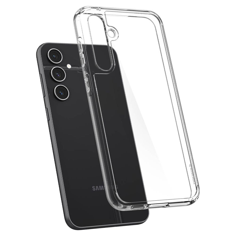 Spigen Samsung Galaxy S23 FE Ultra Hybrid Σκληρή Θήκη με Πλαίσιο Σιλικόνης - Crystal Clear