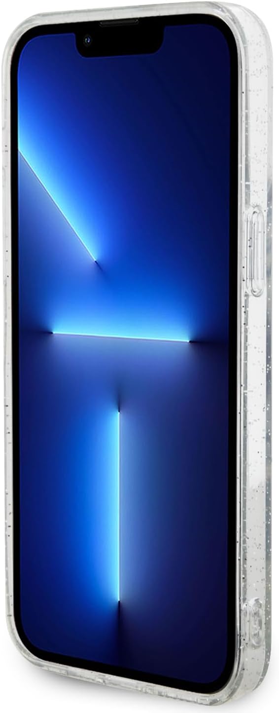 Karl Lagerfeld iPhone 15 Pro Max - Karl and Choupette Glitter Magsafe Σκληρή Θήκη με Πλαίσιο Σιλικόνης και MagSafe - Διάφανη - KLHMP15XHGKCNOT
