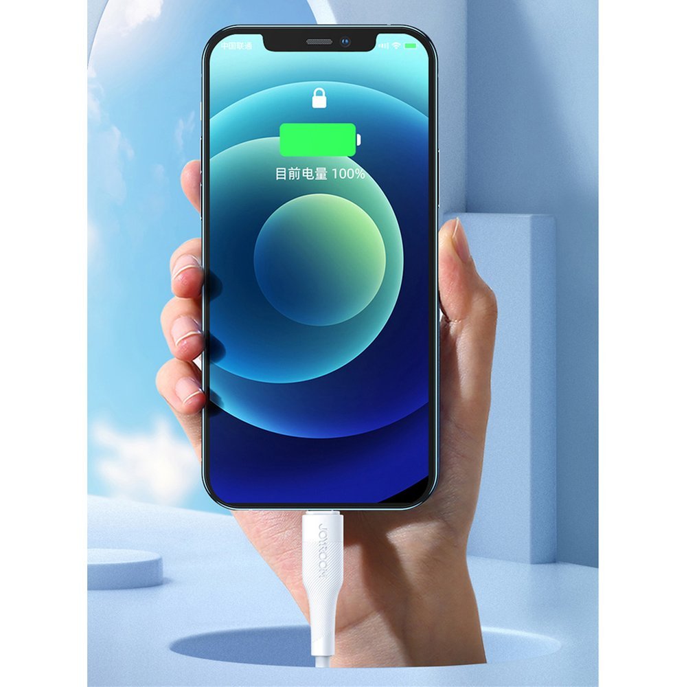 Joyroom S-1224M3 PD 20W 2.4A - Καλώδιο Δεδομένων και Φόρτισης Type-C to Lightning 1.2M - White