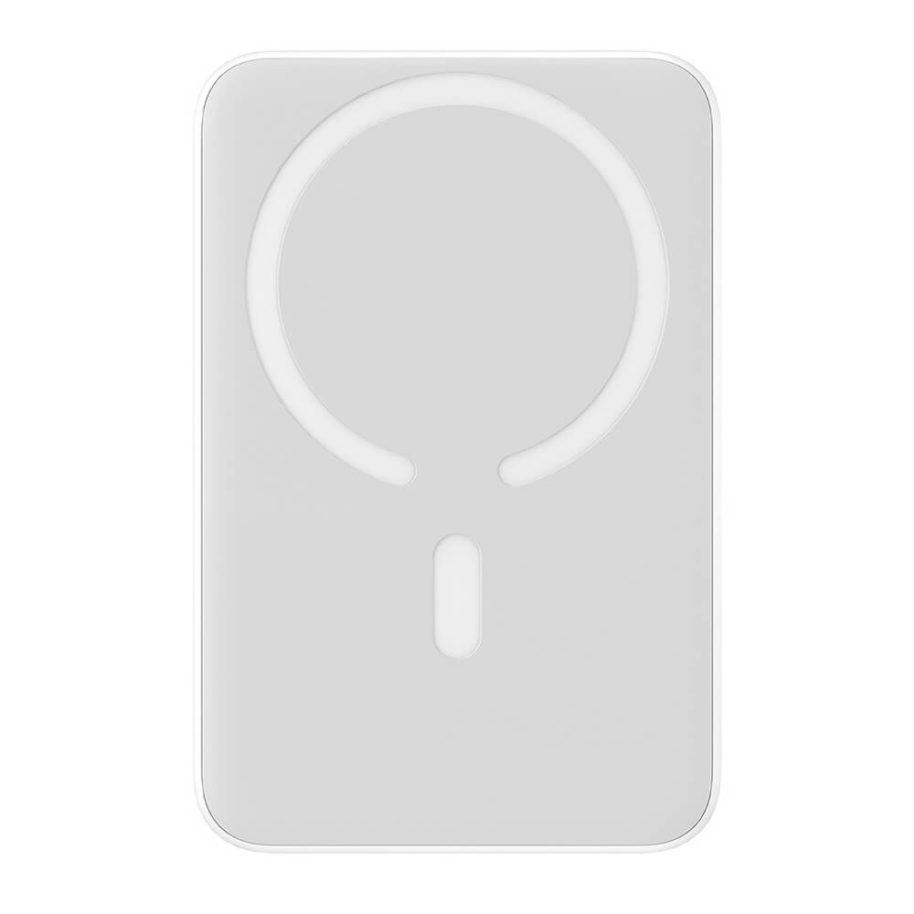Baseus Magnetic Mini Ασύρματο MagSafe PowerBank 10000mAh 20W με Καλώδιο Type-C to Type-C - White - PPCX070002