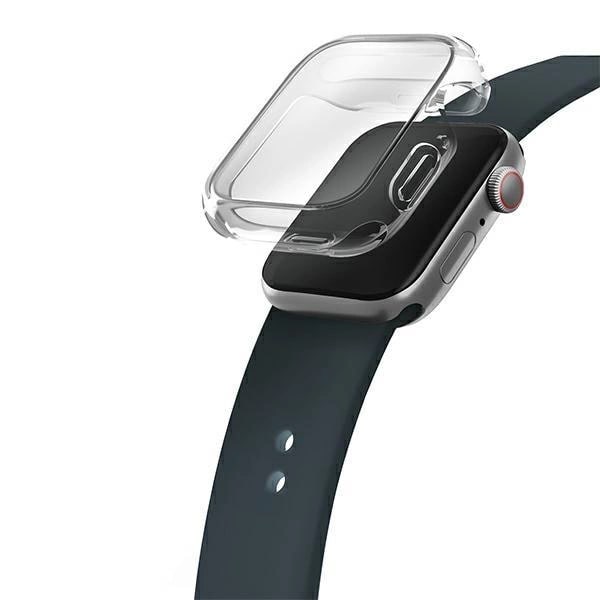 Uniq Θήκη Apple Watch 7 / 8 / 9 - 41 mm Garde Hybrid 360 - Διάφανη