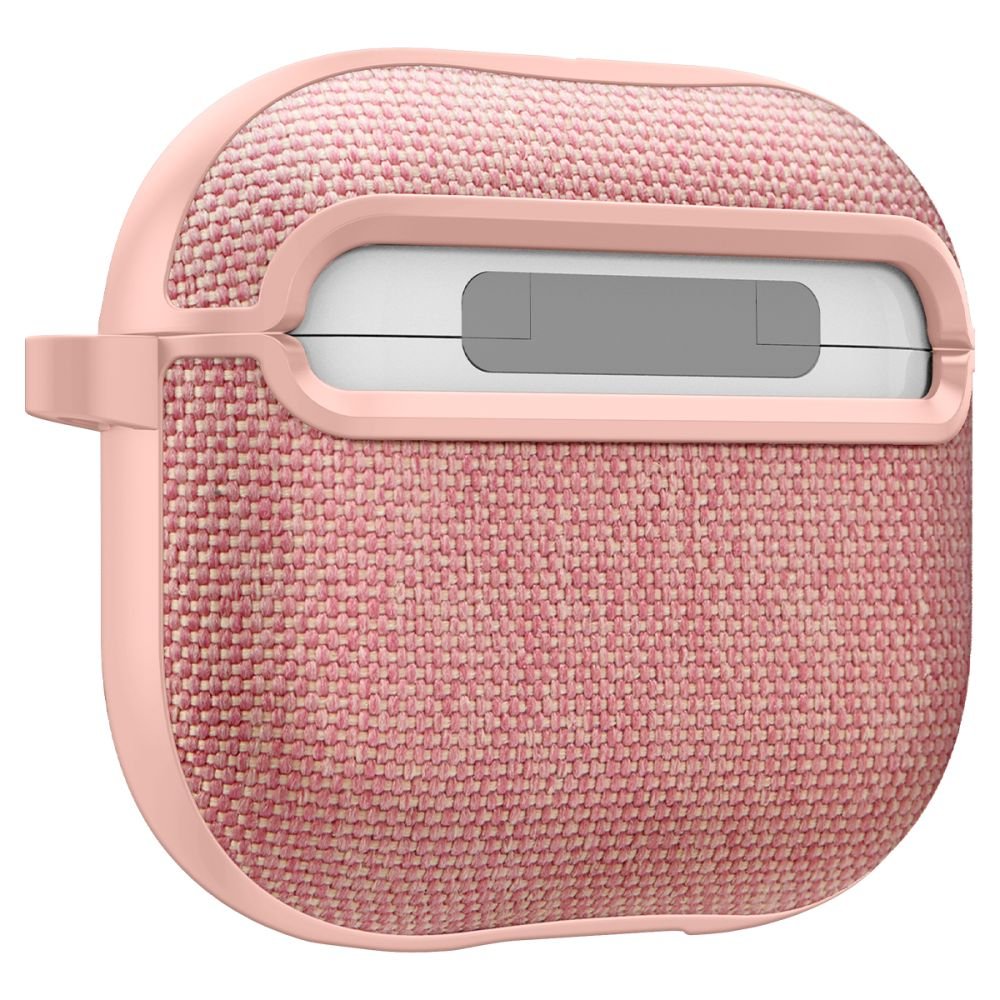 Spigen AirPods 4 Θήκη Urban Fit από Σιλικόνη και Ύφασμα - Rose Gold