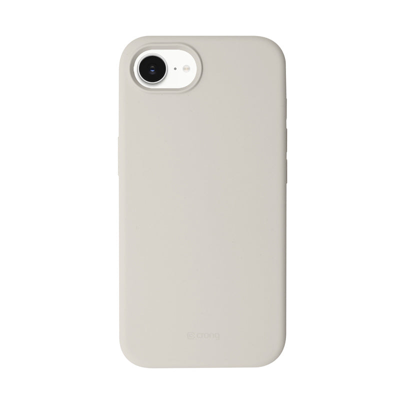 Crong iPhone 16e Color Cover Magnetic - Θήκη Σιλικόνης με MagSafe - Stone Beige