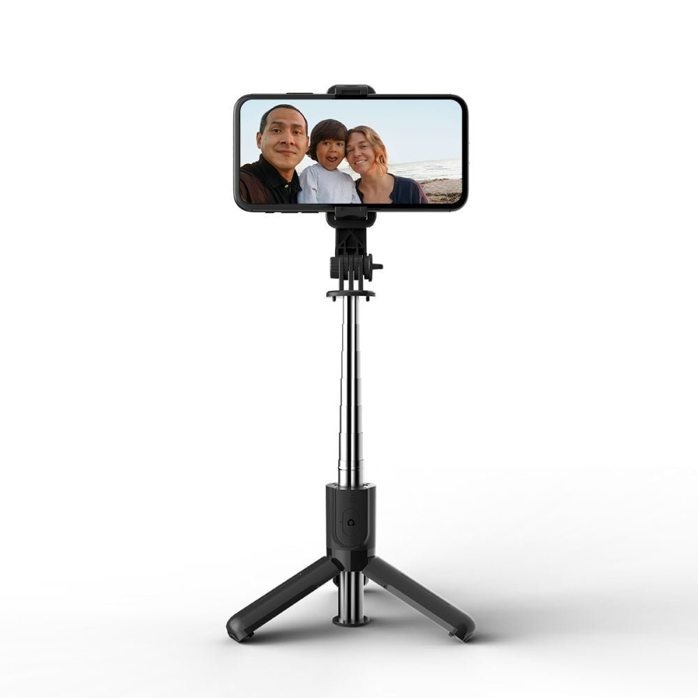 Tech - Protect L02S Ασύρματο Bluetooth Selfie Stick Τρίποδο - Black
