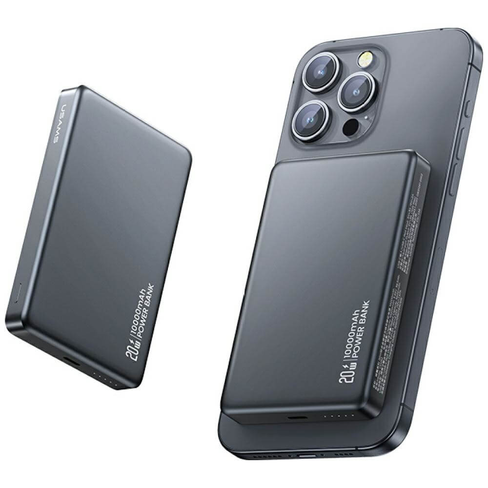 USAMS CD242 CY Series Ασύρματο PowerBank 10000mAh 20W - Tarnish