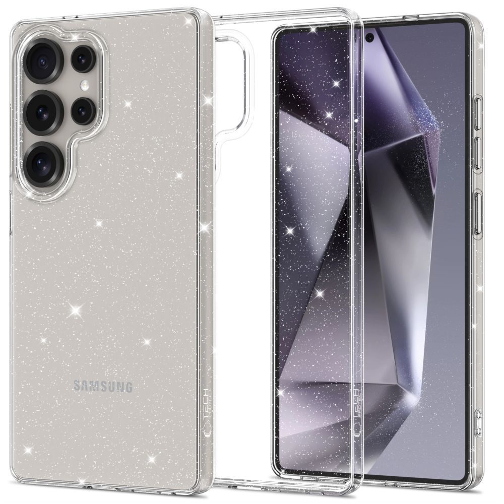 Tech-Protect Samsung Galaxy S25 Ultra Flexair Θήκη Σιλικόνης - Glitter