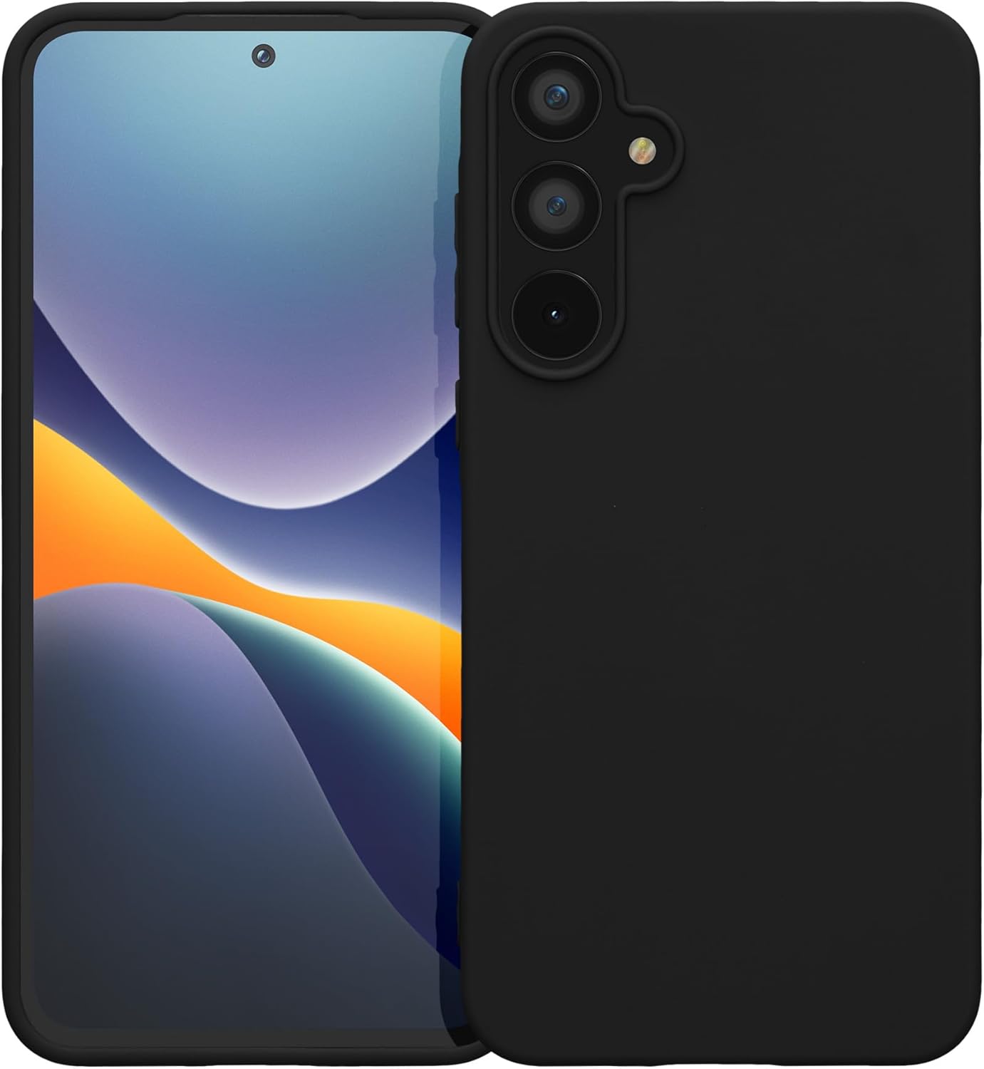 KW Samsung Galaxy A55 5G Λεπτή Θήκη Σιλικόνης TPU - Black