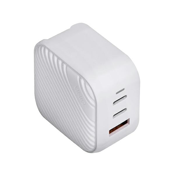 Uniq Verge Pro 66W GaN Οικιακός Φορτιστής Γρήγορης Φόρτισης Type - C - Cloud White