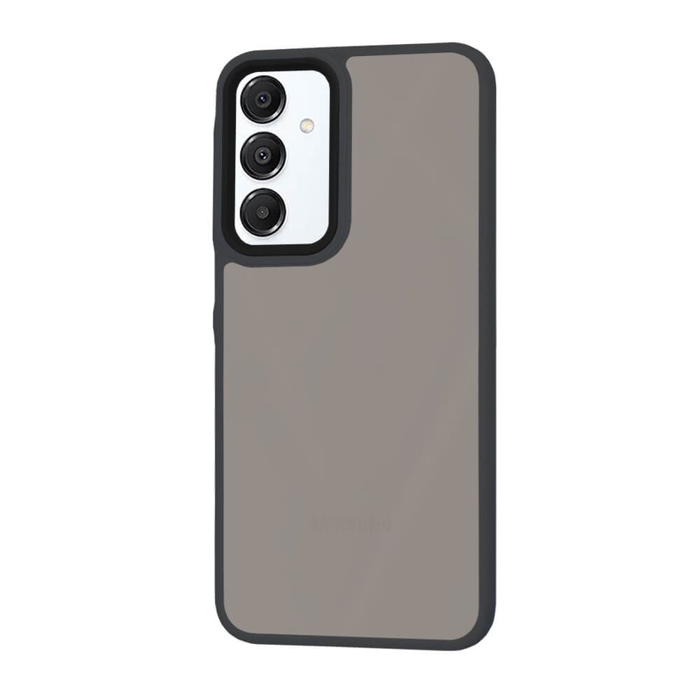 Techsuit Samsung Galaxy A16 4G / A16 5G - HaloFrost Series - Σκληρή Θήκη με Πλαίσιο Σιλικόνης - Black