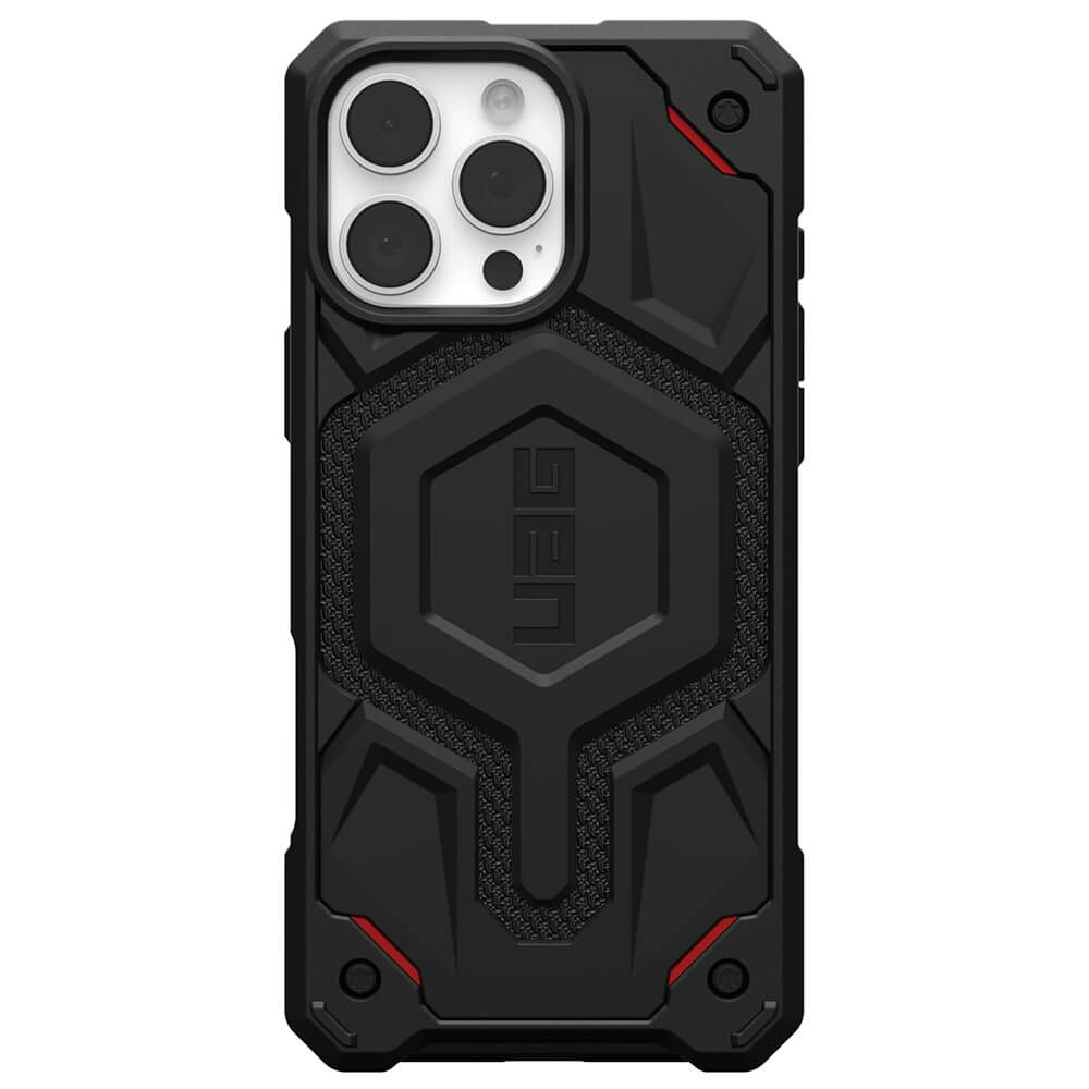 UAG iPhone 16 Pro Max Monarch Pro Kevlar Series Σκληρή Θήκη με MagSafe - Kevlar Black
