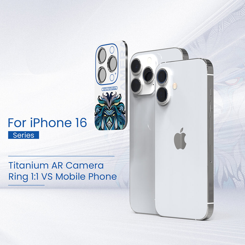 Lito iPhone 16 Pro / 16 Pro Max - S+ Camera Glass Protector - Αντιχαρακτικό Γυαλί για την Κάμερα - Black