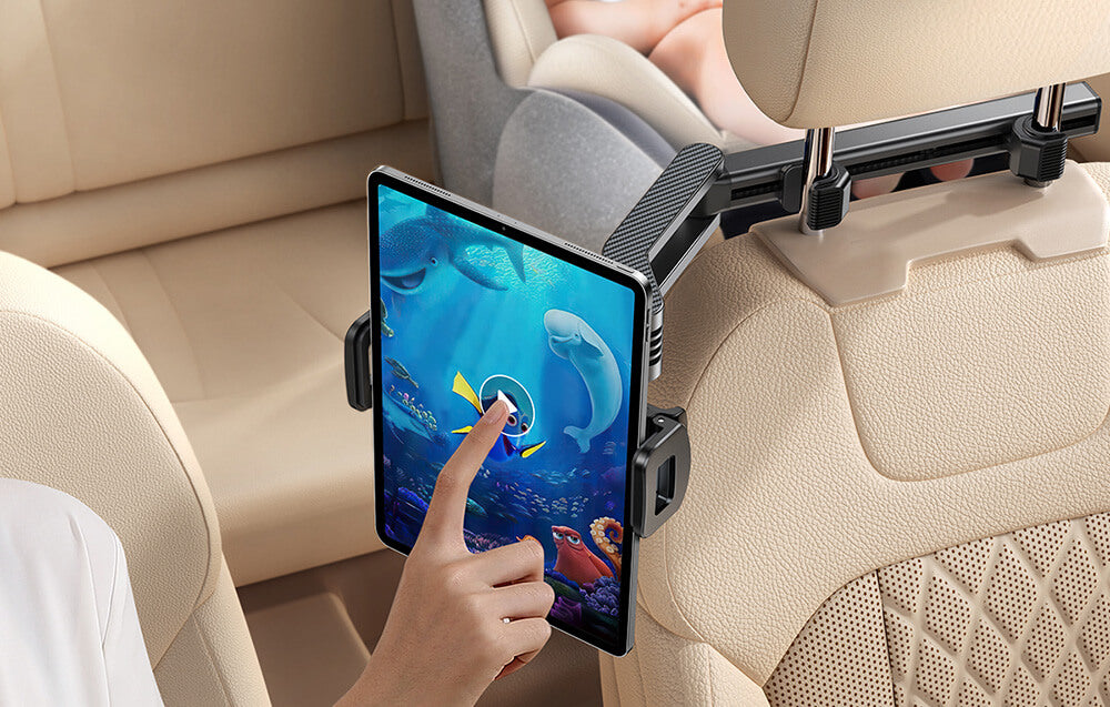 Joyroom JR-ZS369 Car Headrest Mount Universal Βάση Αυτοκινήτου για τα Πίσω Καθίσματα - Black