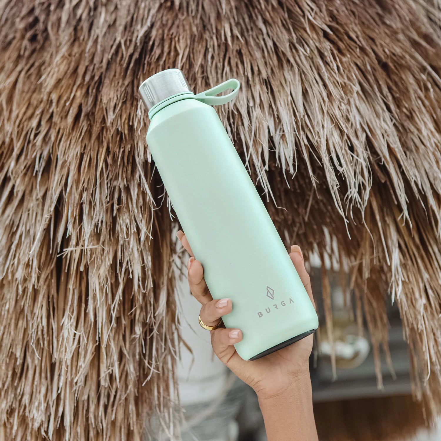 Burga W-BOTTLE Μπουκάλι Θερμός από Ανοξείδωτο Ατσάλι - 500ml - Mint