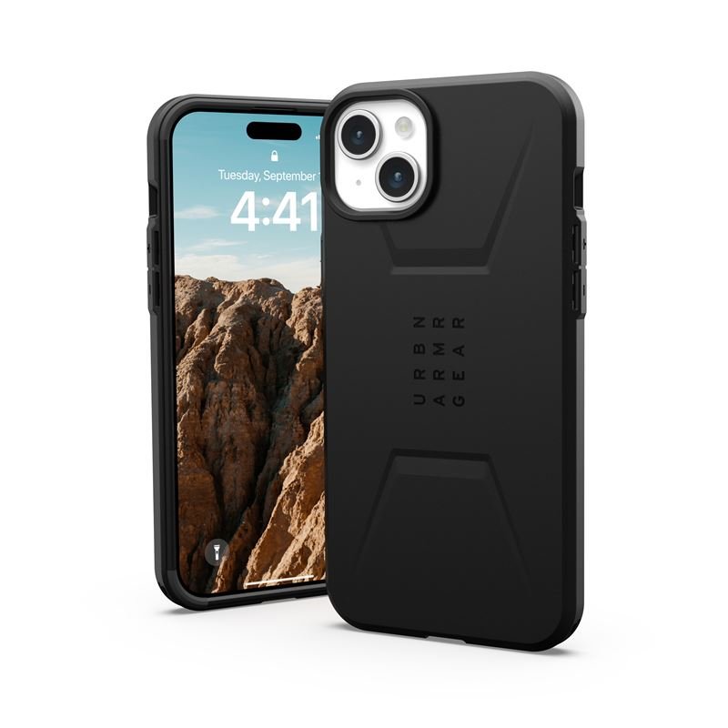 UAG iPhone 15 Plus Civilian MagSafe Σκληρή Θήκη με MagSafe - Black