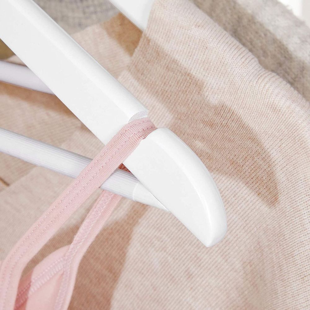 Songmics Σετ με 20 Ξύλινες Κρεμάστρες Ρούχων - White / Rose Gold - CRW001W01