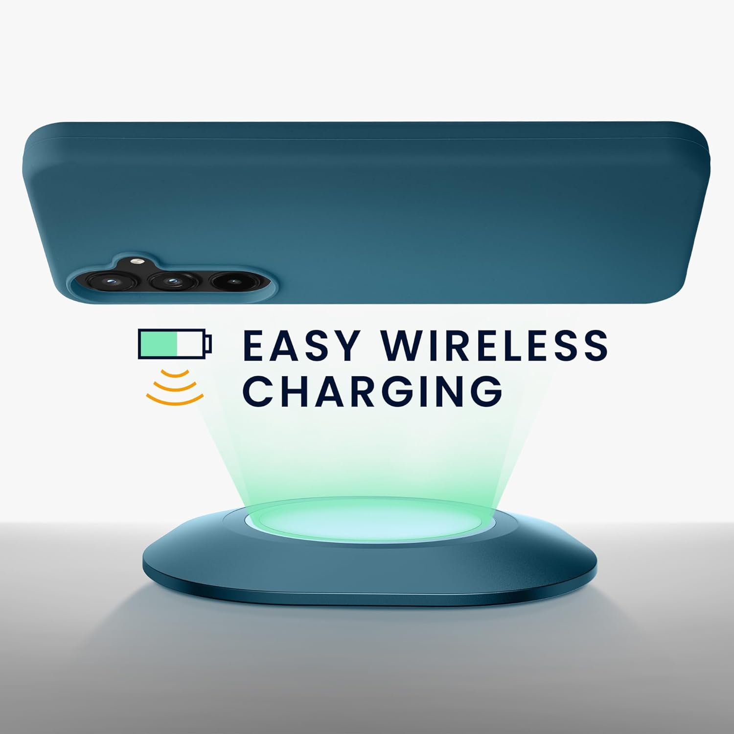 KW Samsung Galaxy A55 5G Θήκη Σιλικόνης Rubberized TPU - Matte Petrol