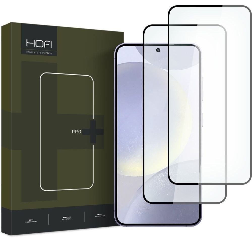 Hofi Samsung Galaxy S24+ Glass Pro+ 0.3mm 2.5D 9H Full Screen Tempered Glass Αντιχαρακτικό Γυαλί Οθόνης - 2 Τεμάχια - Black