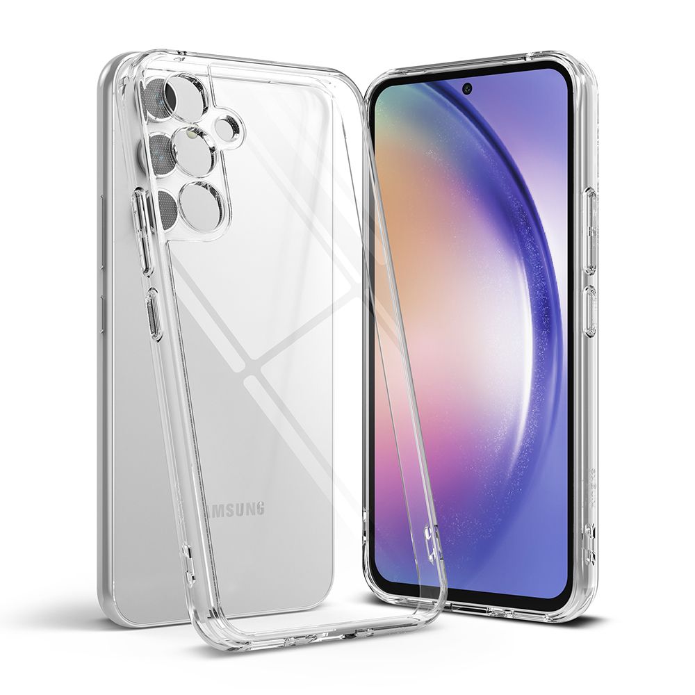 Ringke Samsung Galaxy A54 5G Fusion Σκληρή Θήκη με Πλαίσιο Σιλικόνης - Διάφανη