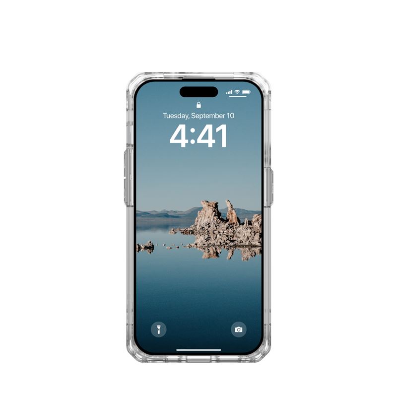 UAG iPhone 15 Pro Plyo Series Θήκη Υψηλής Προστασίας με MagSafe - Ice / Silver - Διάφανη