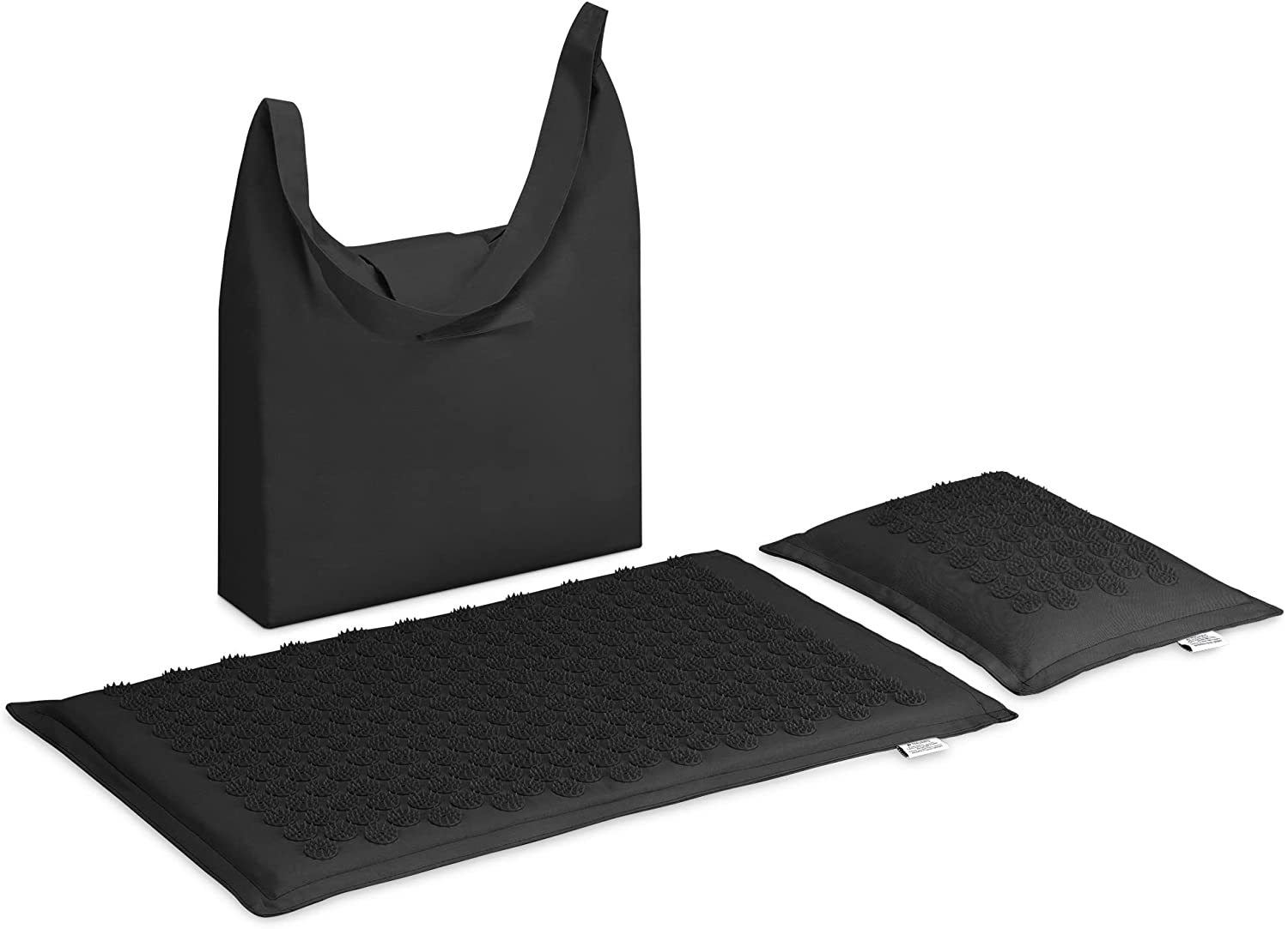 Navaris Eco-Friendly Σετ με Χαλάκι και Μαξιλάρι Μασάζ - Black - 51747.01.01