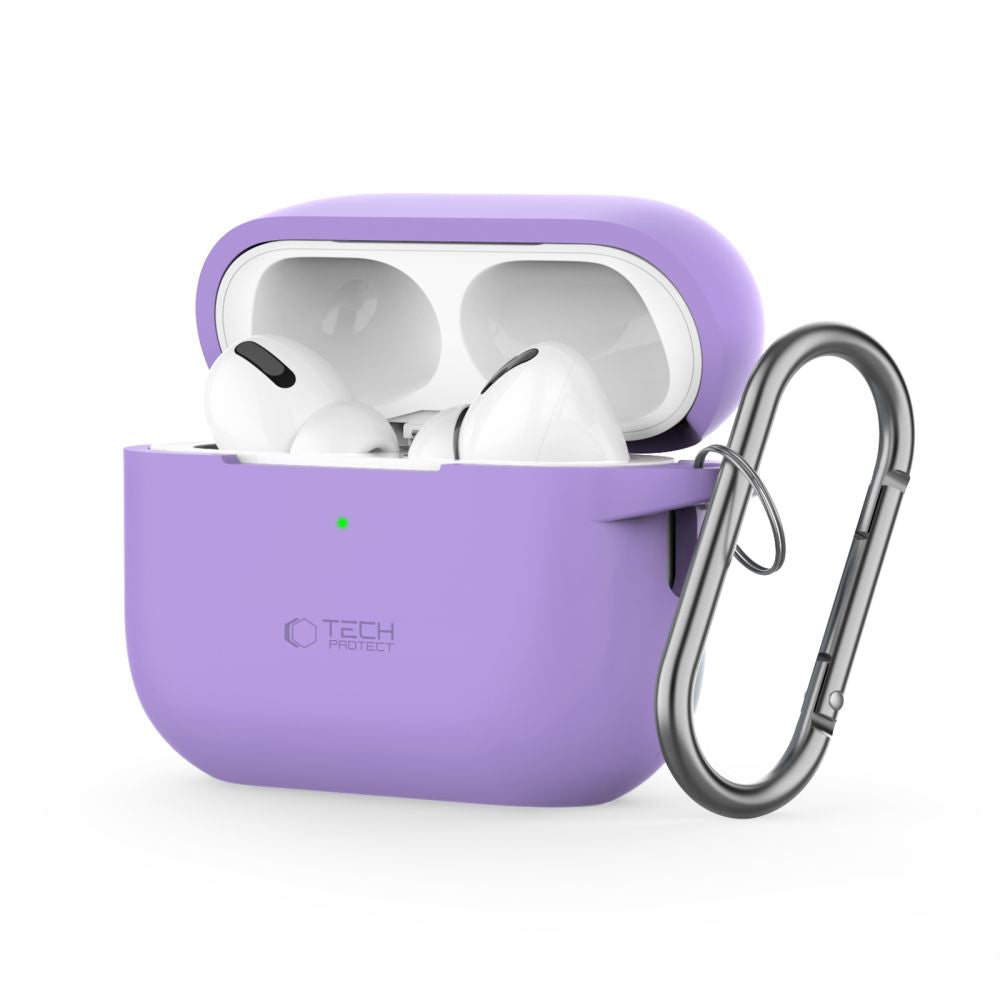 Tech-Protect AirPods Pro 1 / 2 Θήκη Σιλικόνης - Silicone Hook - Lavender