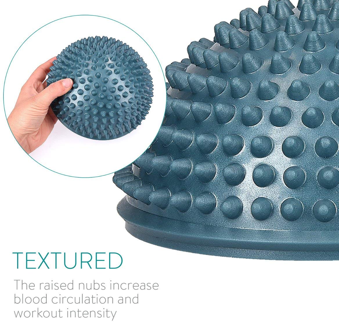 Navaris Balance Pods - Σετ με 2 Μπάλες Ισορροπίας - Bordeaux / Petrol - 44333.13.78