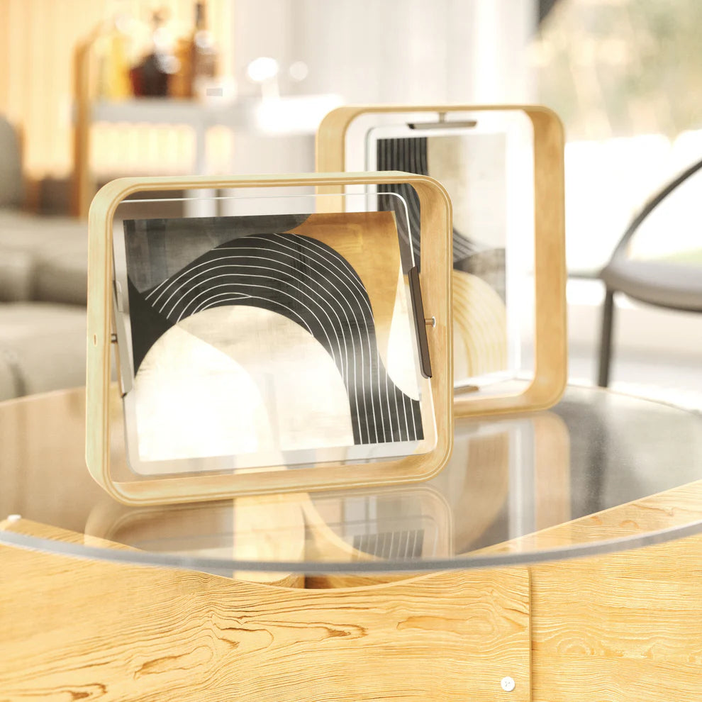 Umbra Bellwood Περιστρεφόμενη Κορνίζα - 22 x 16 x 5cm - Natural