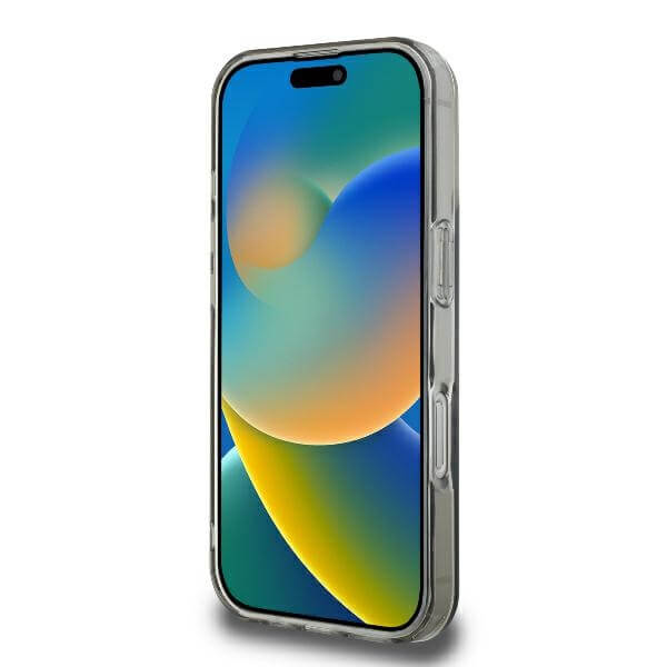 Guess iPhone 16 Pro Max - IML Flowers Wreath MagSafe - Σκληρή Θήκη με Πλαίσιο Σιλικόνης - Black - GUHMP16LHFWFCK