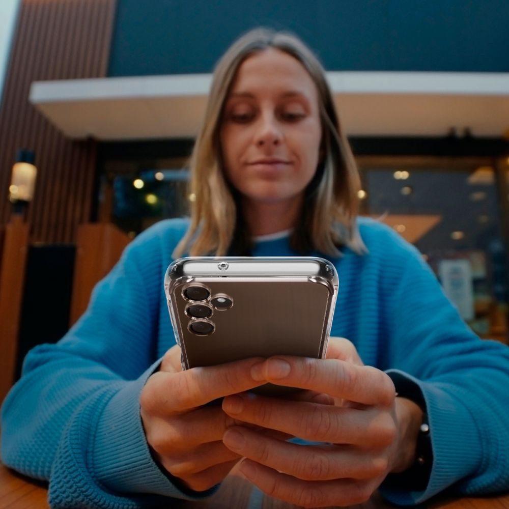 Spigen Samsung Galaxy A14 5G - Ultra Hybrid Σκληρή Θήκη με Πλαίσιο Σιλικόνης - Crystal Clear