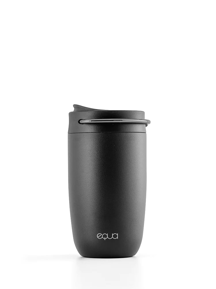 Equa Cup - Κούπα Θερμός από Ανοξείδωτο Ατσάλι - 300ml - Black