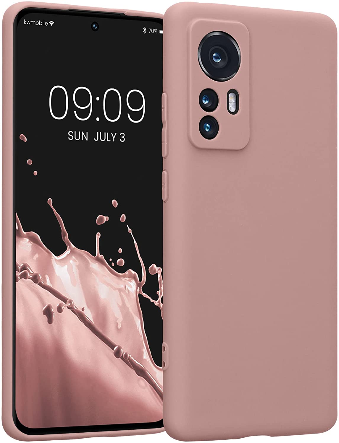 KW Xiaomi Xiaomi 12 / 12X Θήκη Σιλικόνης TPU - Winter Rose - 57124.193