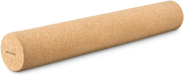 Navaris Fascia Roller Cork - Κύλινδρος Γυμναστικής από Φελλό - 60 x 10cm - Light Brown - 47492.3