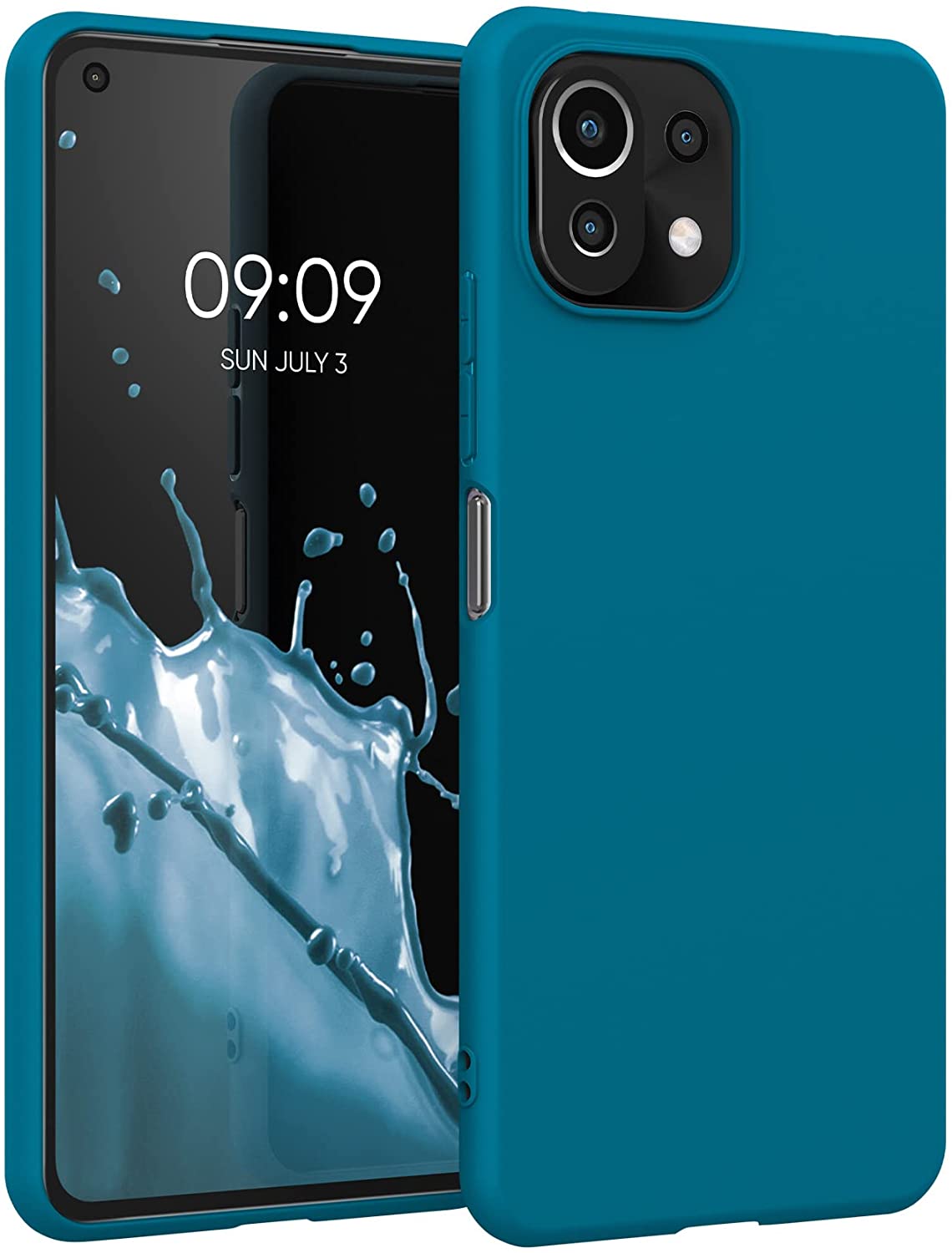 KW Xiaomi Mi 11 Lite / Mi 11 Lite 5G Θήκη Σιλικόνης TPU - Caribbean Blue - 54726.224