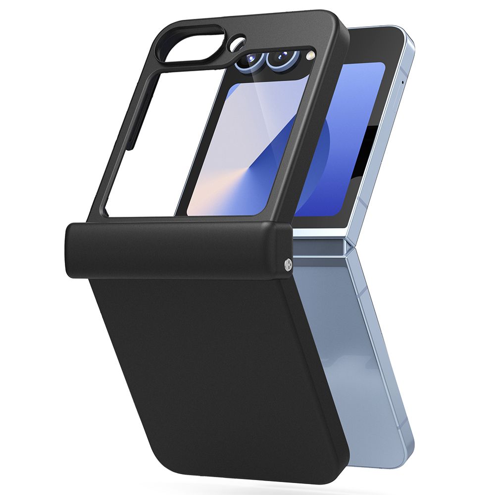 Ringke Samsung Galaxy Z Flip6 Slim Hing Magnetic Λεπτή Θήκη από Σκληρό Πλαστικό με MagSafe - Black