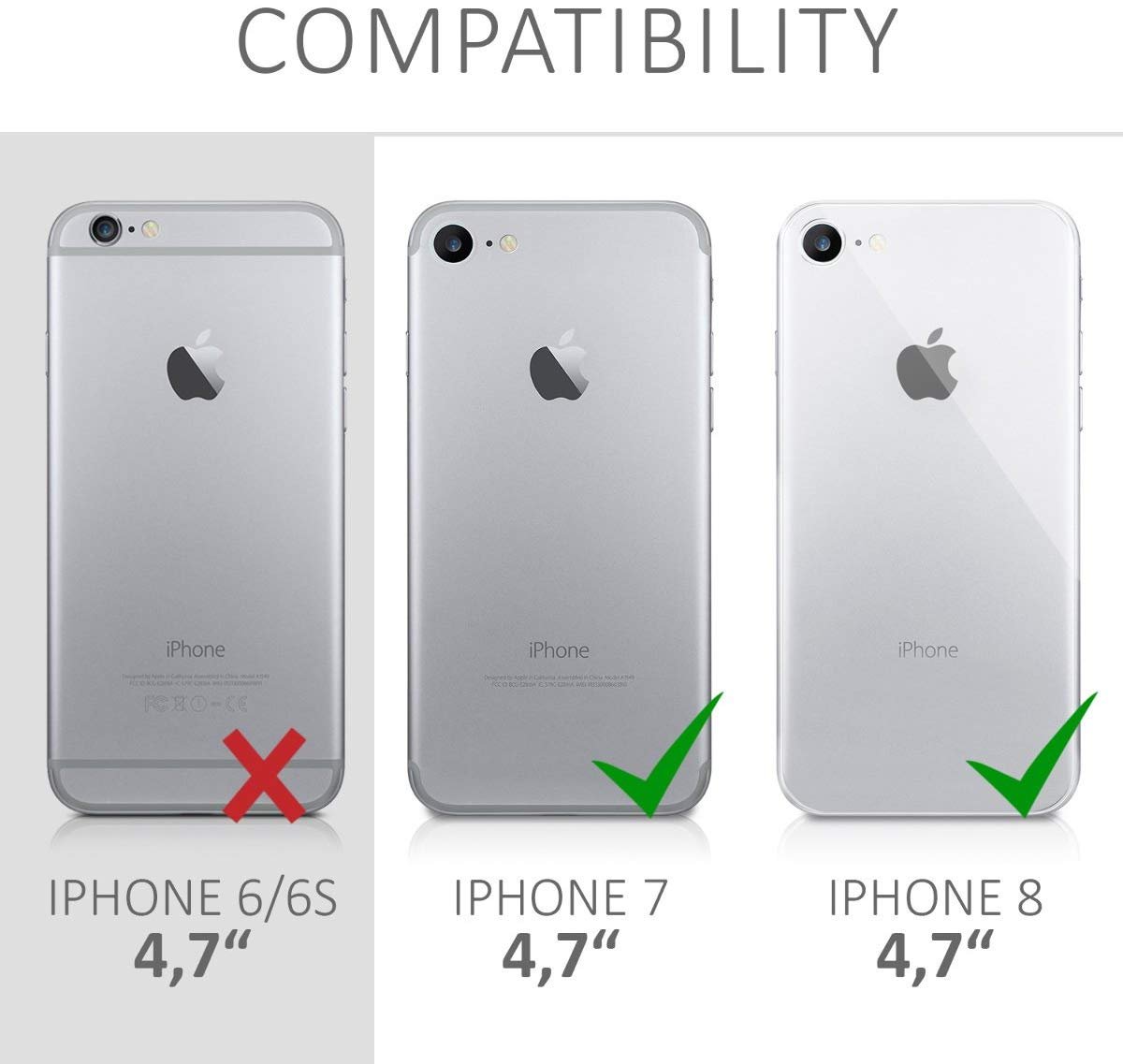 KW iPhone SE 2022 / SE 2020 / 7 / 8 Θήκη Σιλικόνης Rubber TPU - Blue - 40225.04
