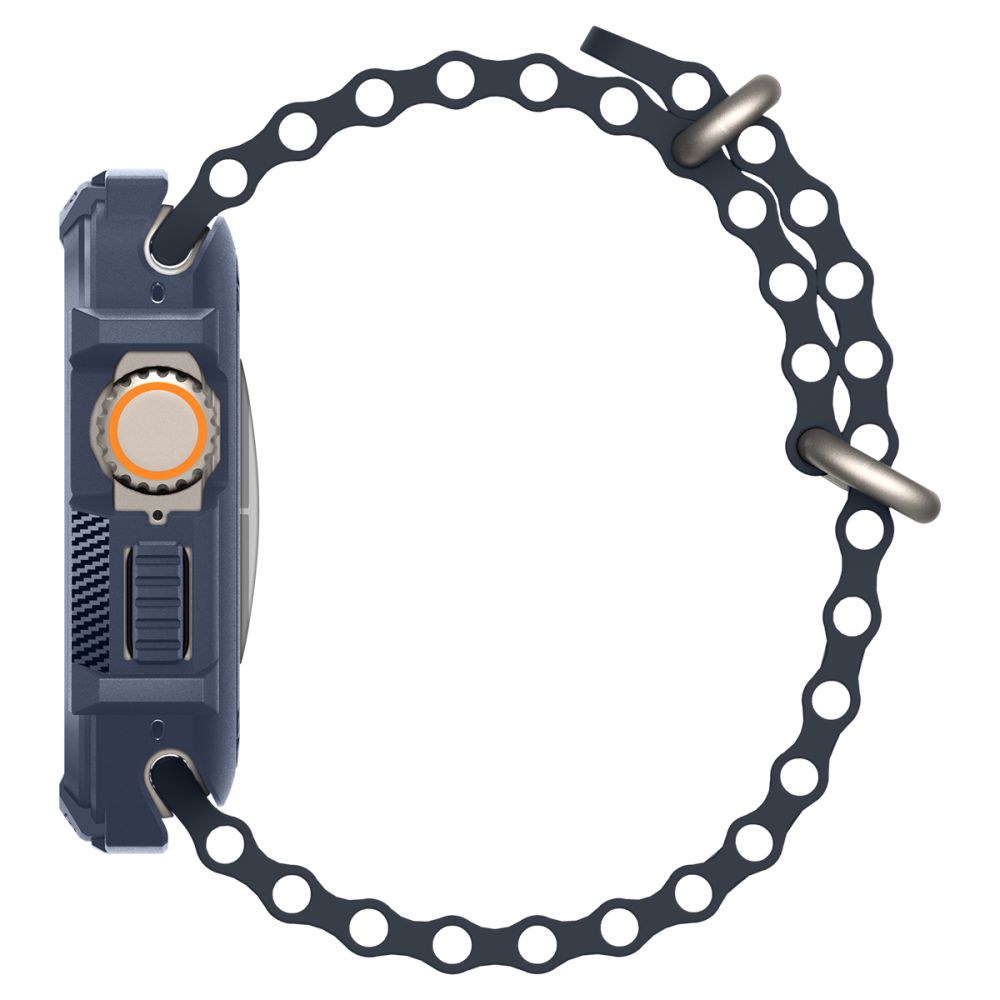 Spigen Θήκη Apple Watch Ultra (1/2/3) - 49mm Rugged Armor - Navy Blue
