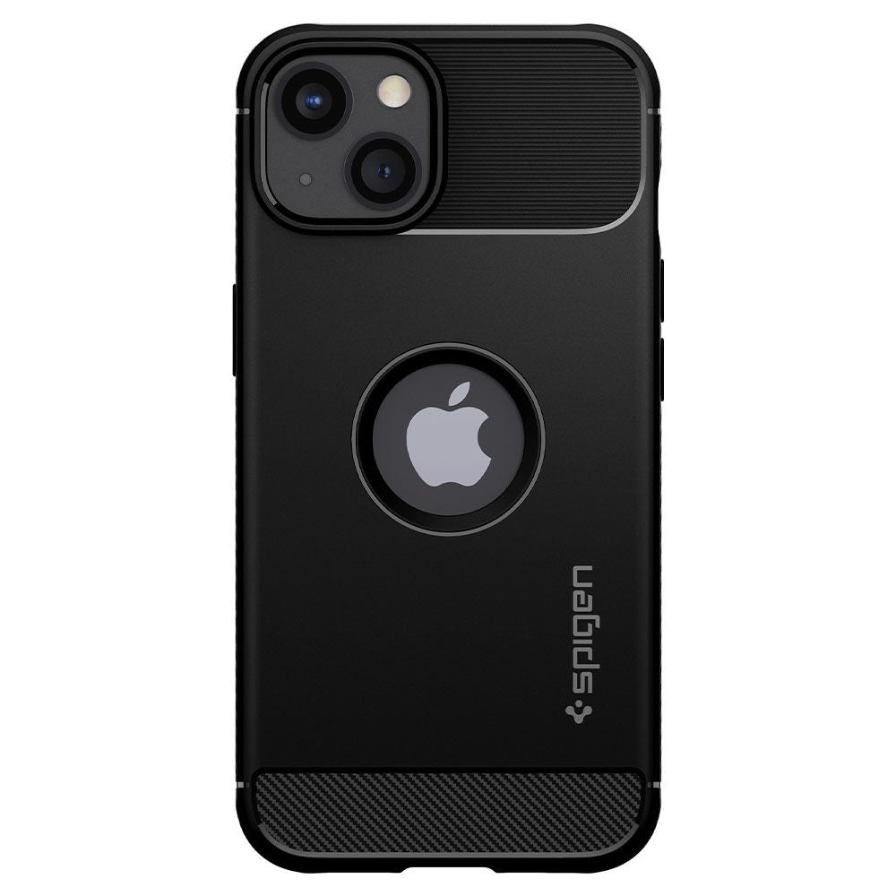 Spigen iPhone 13 Θήκη TPU Rugged Armor - Black