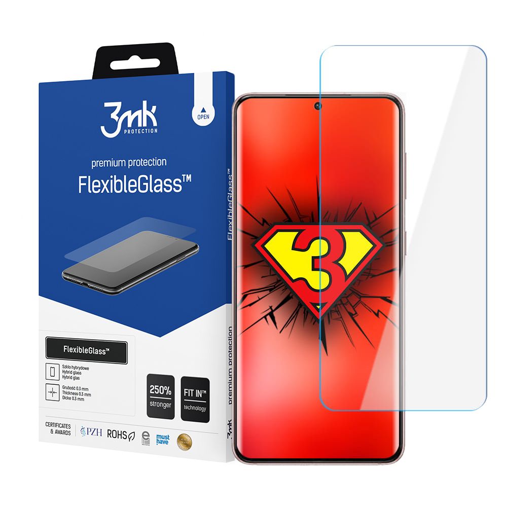3MK Samsung Galaxy S21 FE 0.30mm 7H Anti Fingerprint Flexible Tempered Glass Ευλύγιστο Αντιχαρακτικό Γυαλί Οθόνης - Clear