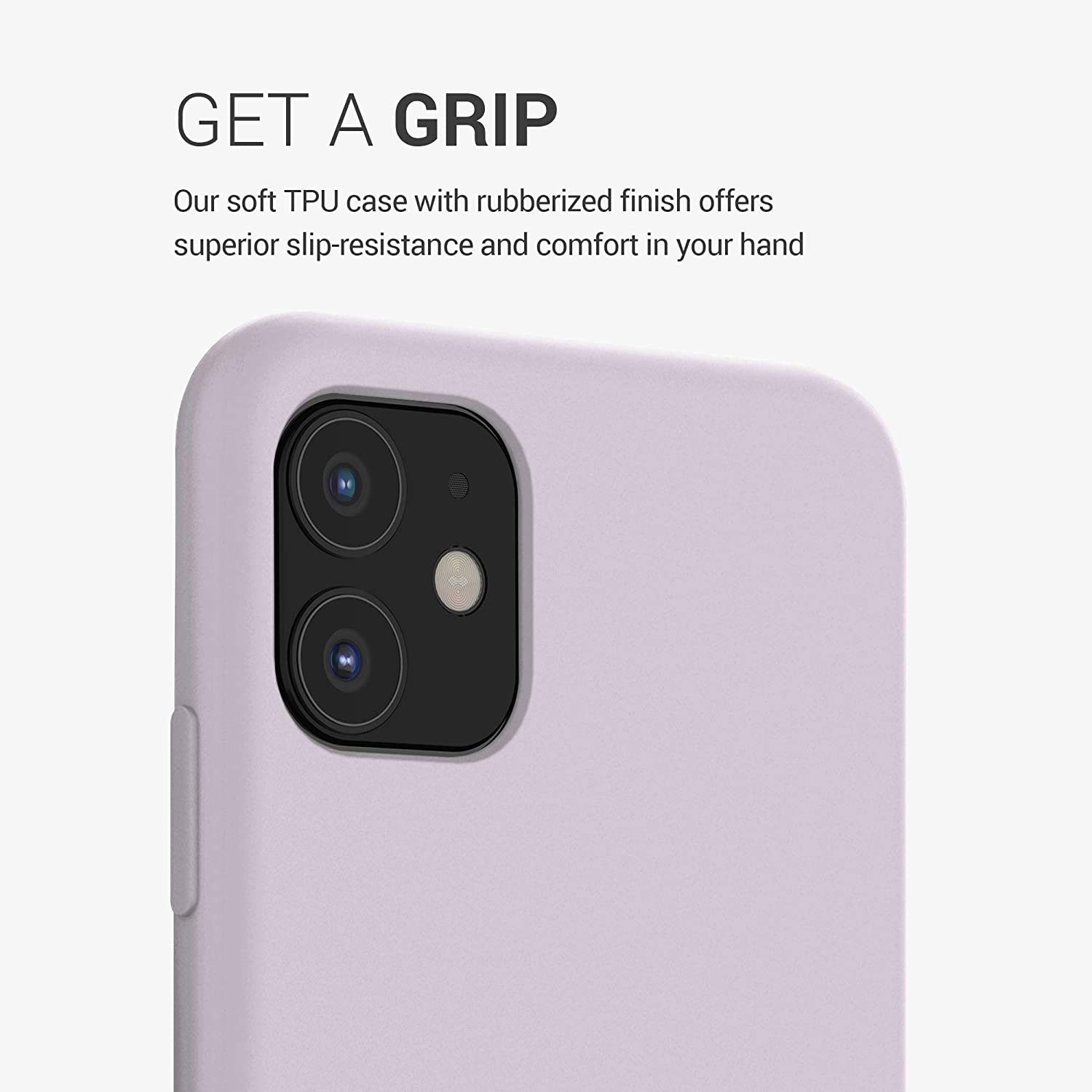 KW iPhone 11 Θήκη Σιλικόνης Rubber TPU - Light Taupe - 49724.109