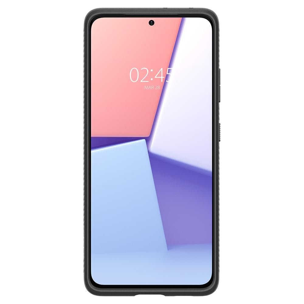Spigen Samsung Galaxy S21 Ultra Liquid Air Θήκη Σιλικόνης - Matte Black