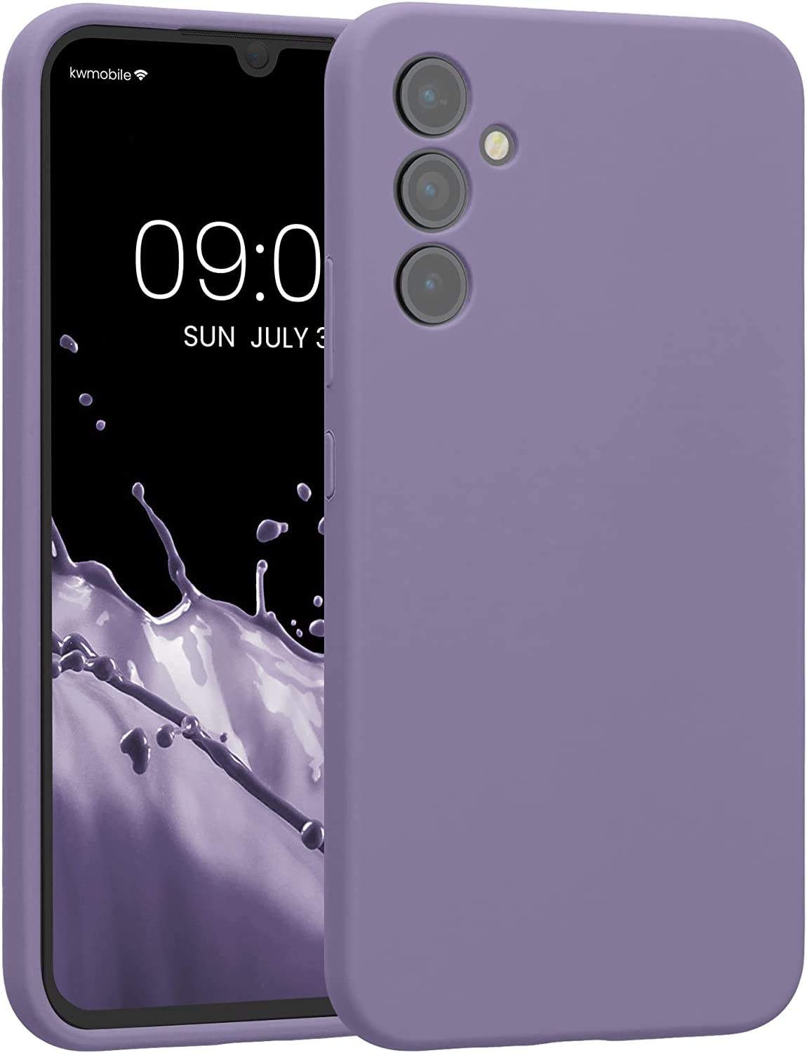 KW Samsung Galaxy A34 5G Θήκη Σιλικόνης Rubber TPU - Violet Purple - 60807.222