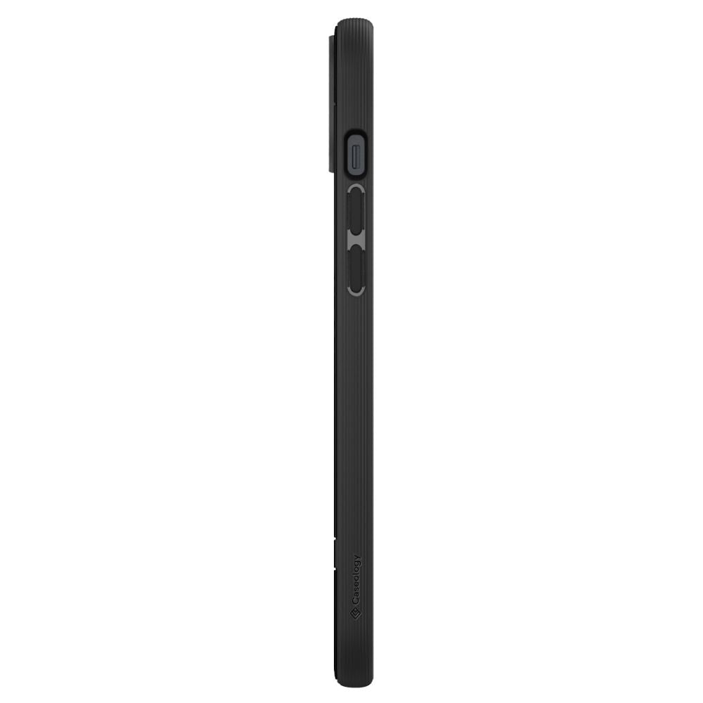 Caseology iPhone 14 Parallax Mag Θήκη Σιλικόνης με Σκληρό Πλαίσιο και MagSafe - Matte Black