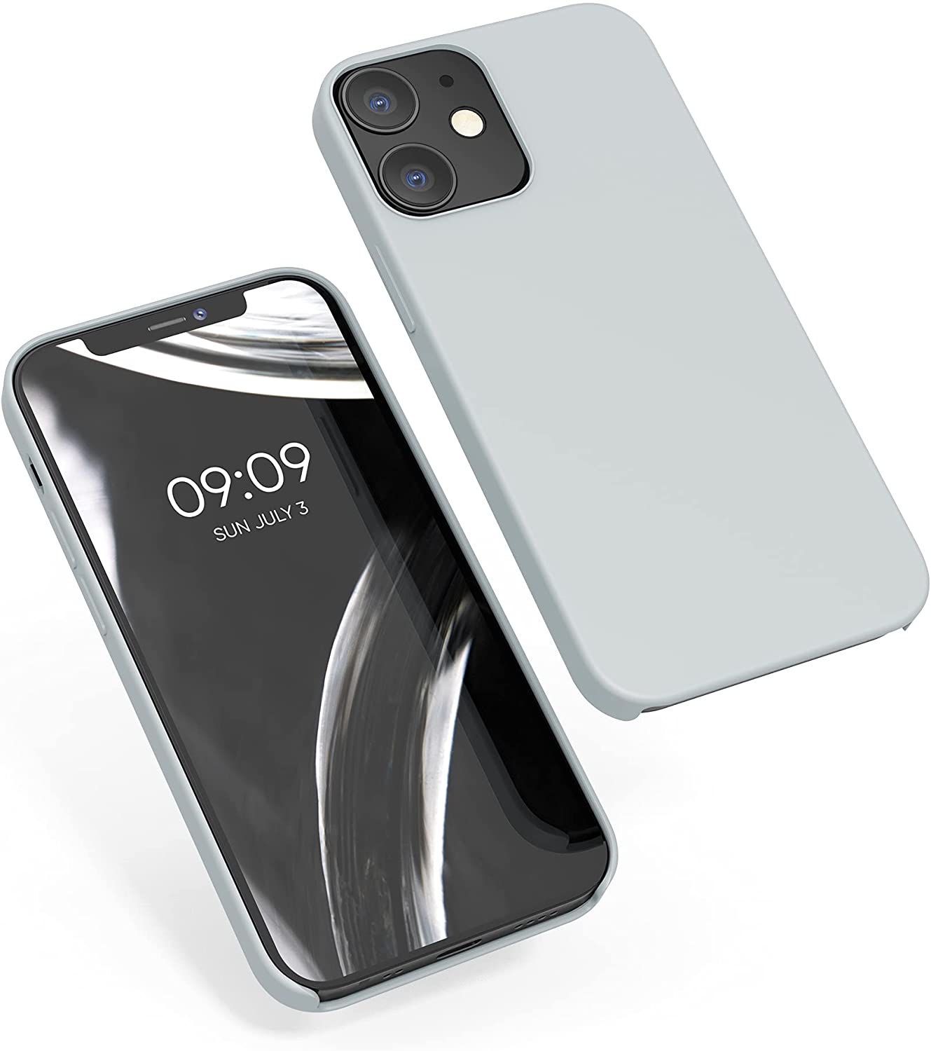 KW iPhone 12 / iPhone 12 Pro Θήκη Σιλικόνης Rubber TPU - Light Grey Matt - 52641.70