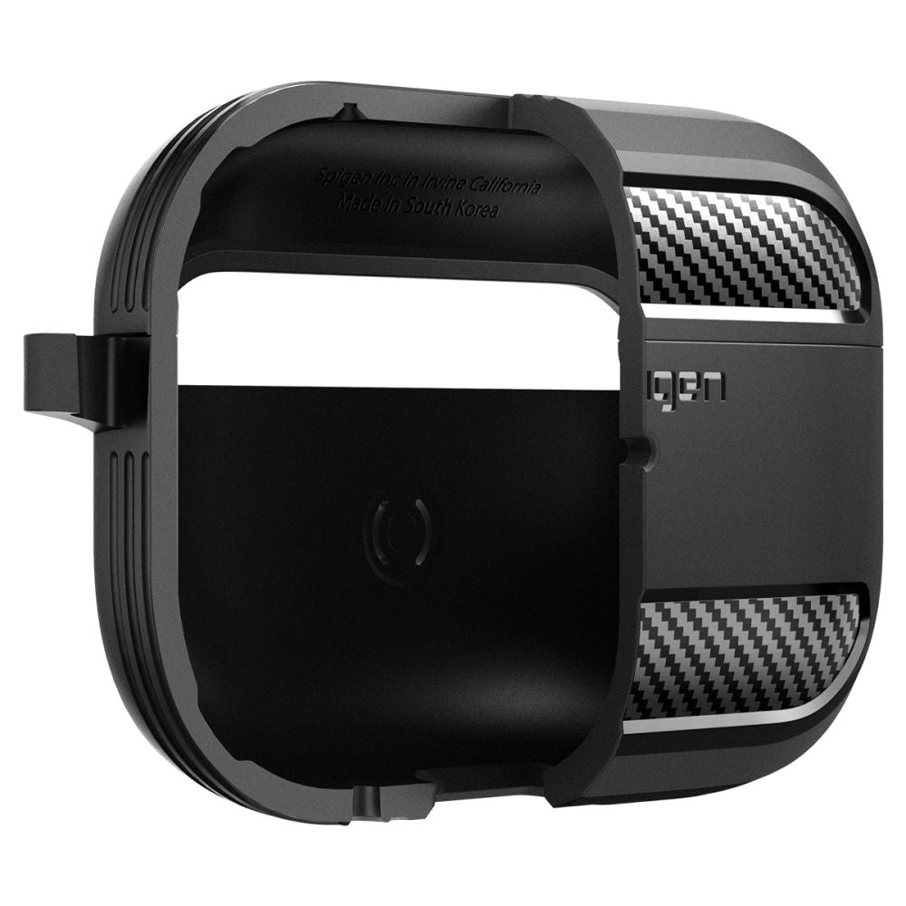 Spigen AirPods Pro 1 / 2 Θήκη Σιλικόνης - Rugged Armor - Matte Black
